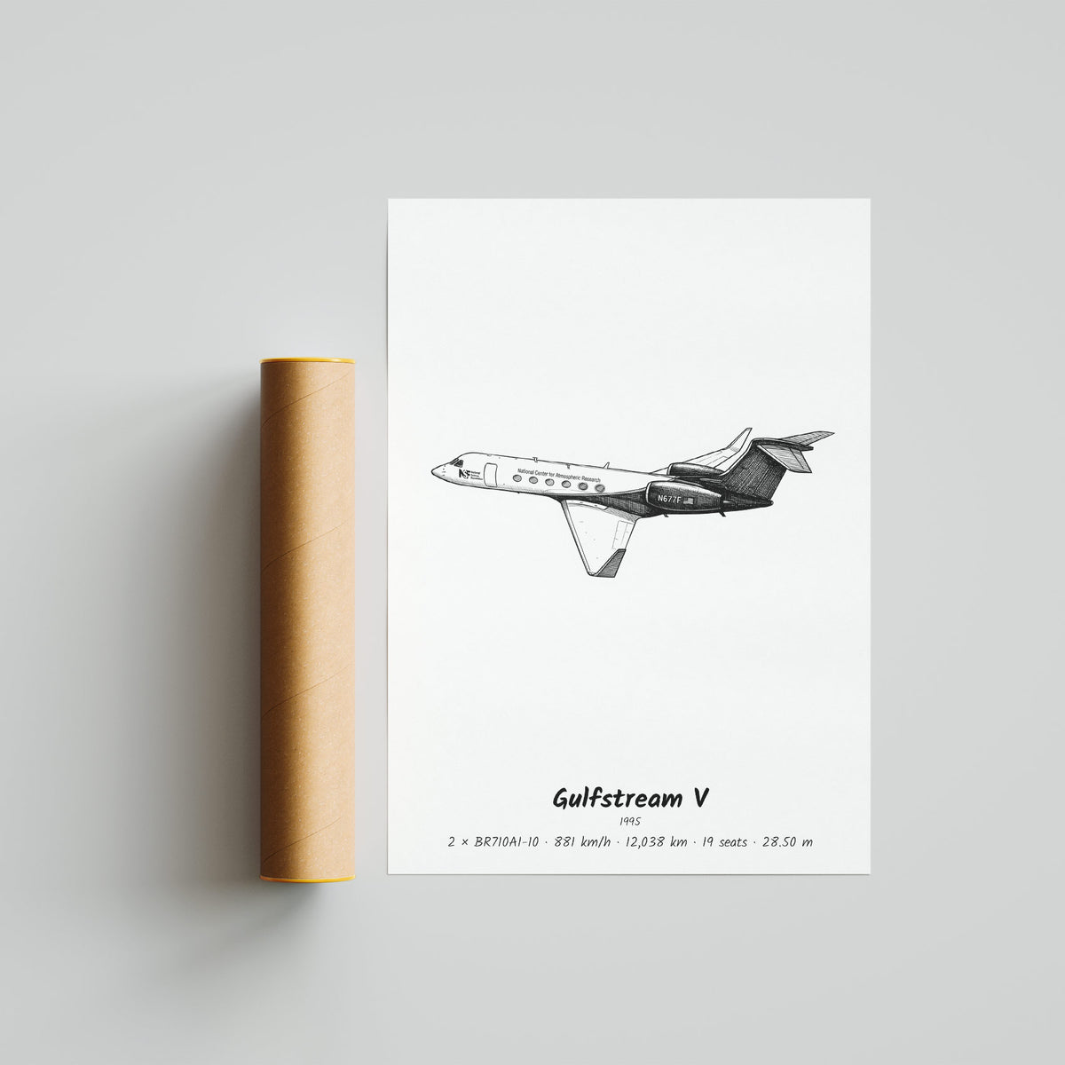 Gulfstream V Poster Print