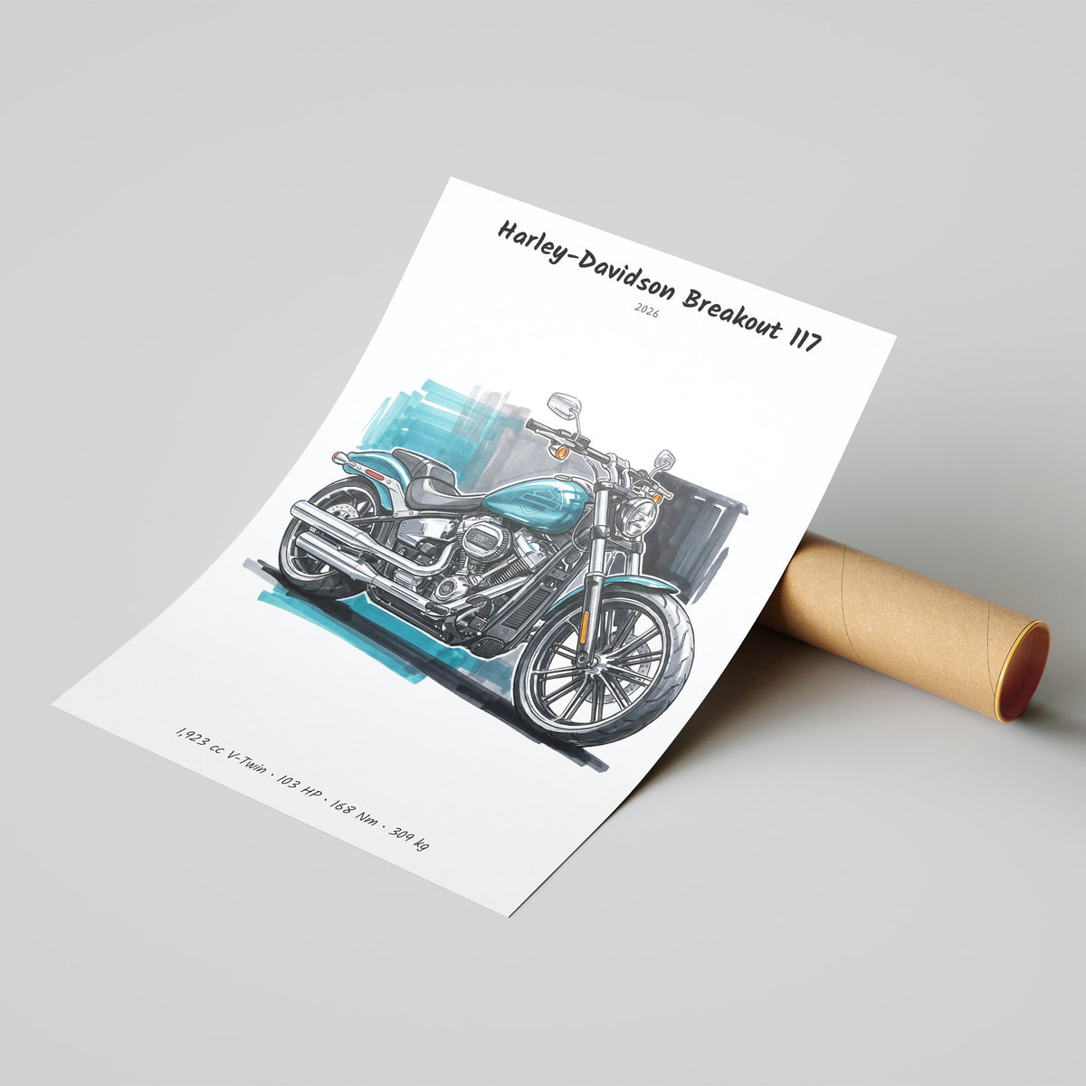 Harley-Davidson Breakout 117 Poster