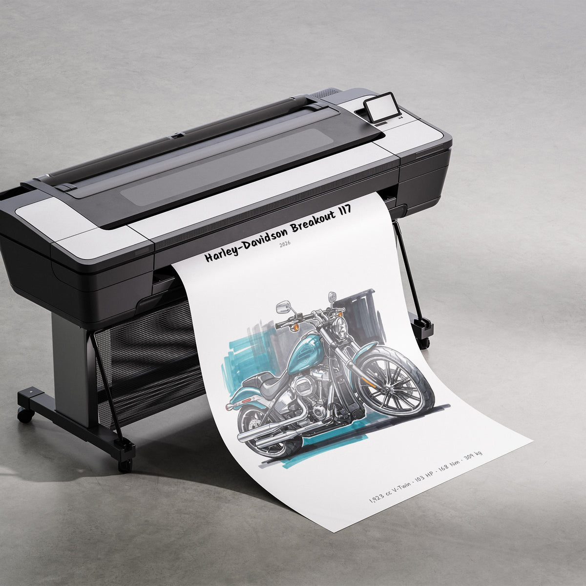 Harley-Davidson Breakout 117 Print