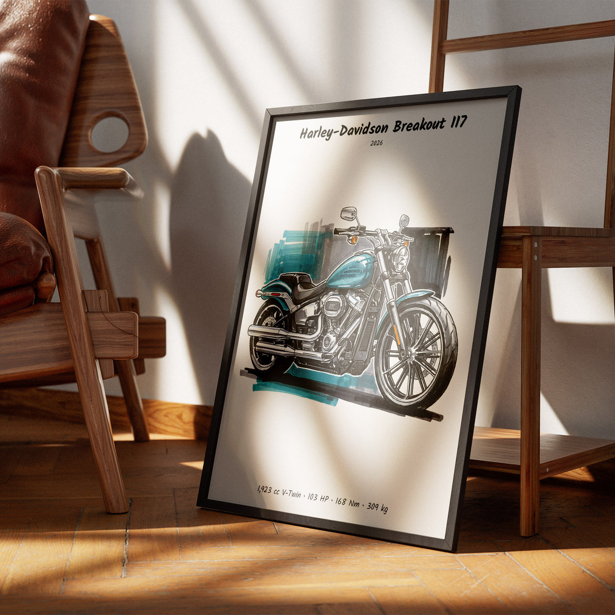 Harley-Davidson Breakout 117 Wall Art