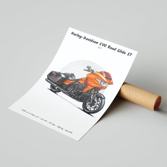 Harley-Davidson CVO Road Glide ST 2026 Poster