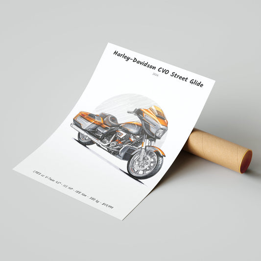 Harley-Davidson CVO Street Glide 2026 Poster