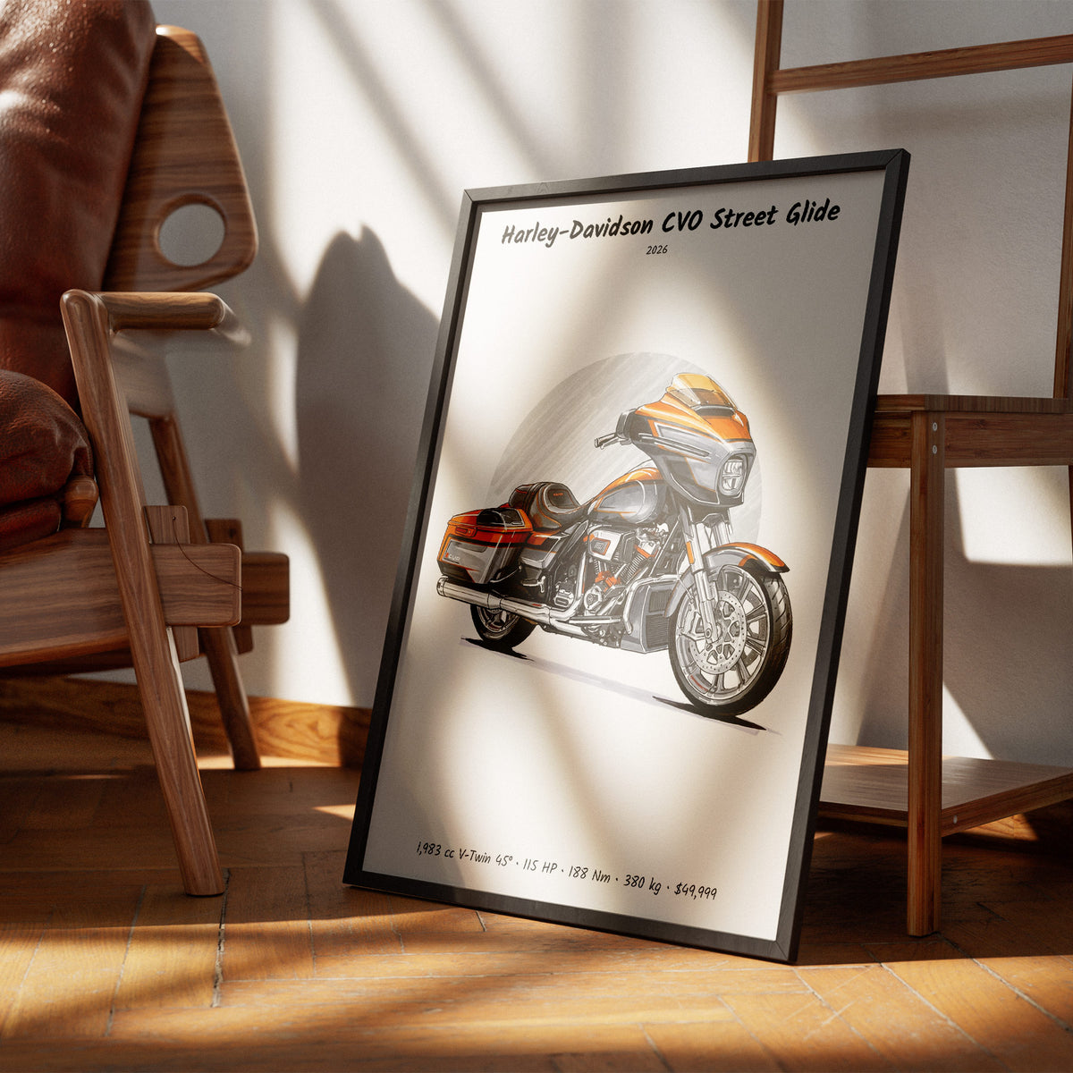 Harley-Davidson CVO Street Glide 2026 Wall Art