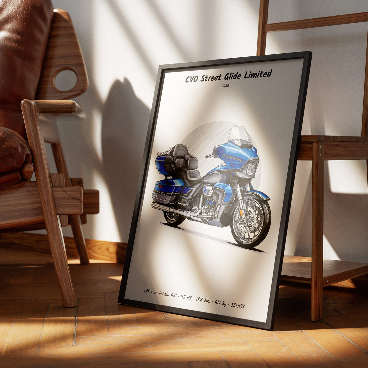 Harley-Davidson CVO Street Glide Limited 2026 Wall Art