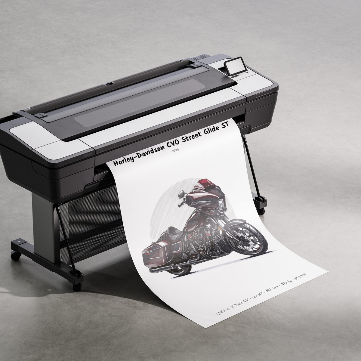 Harley-Davidson CVO Street Glide ST 2026 Print