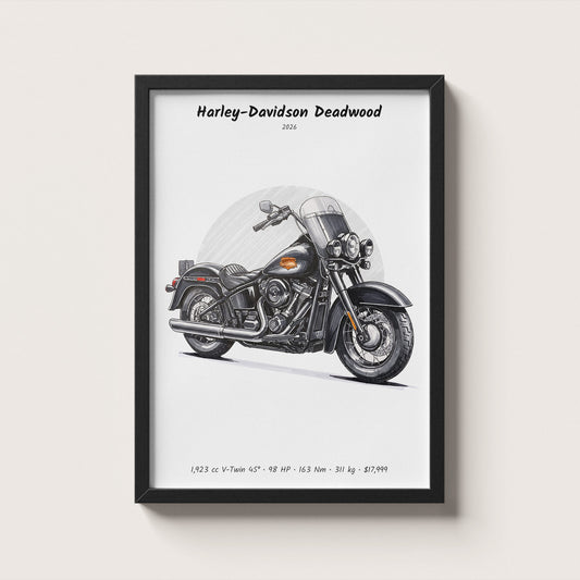 Harley-Davidson Deadwood 2026 Wall Art