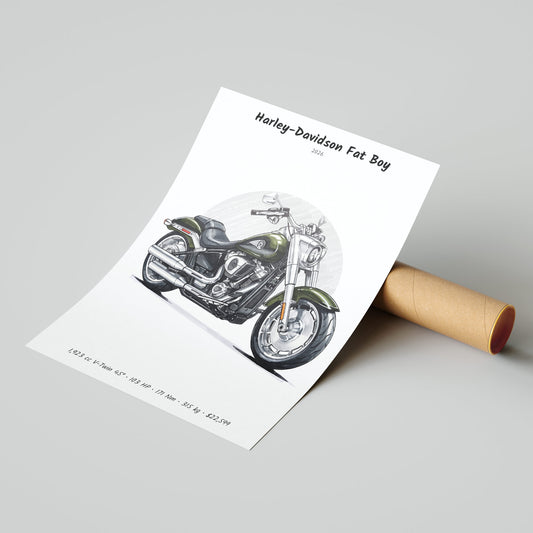 Harley-Davidson Fat Boy 2026 Poster