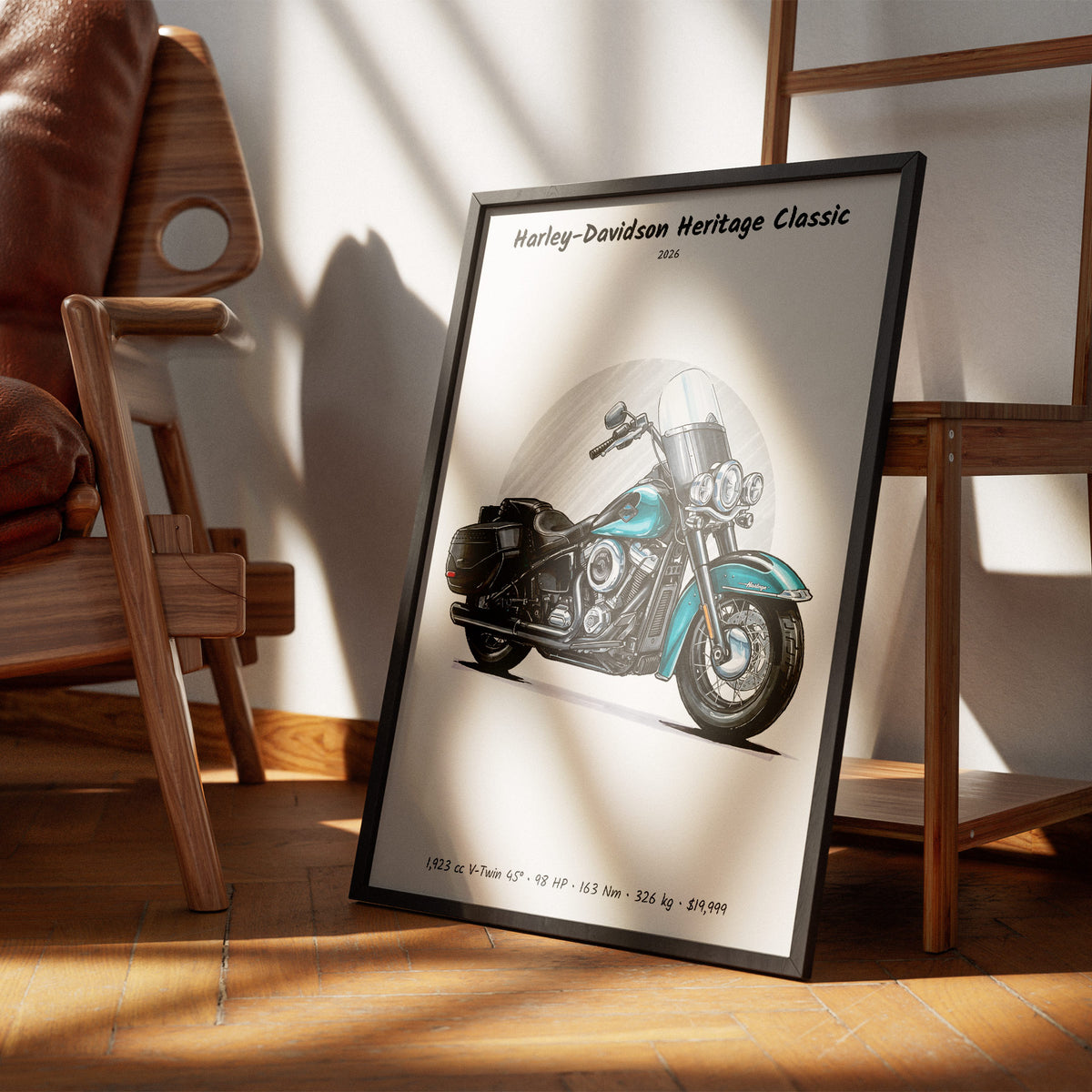 Harley-Davidson Heritage Classic 2026 Wall Art