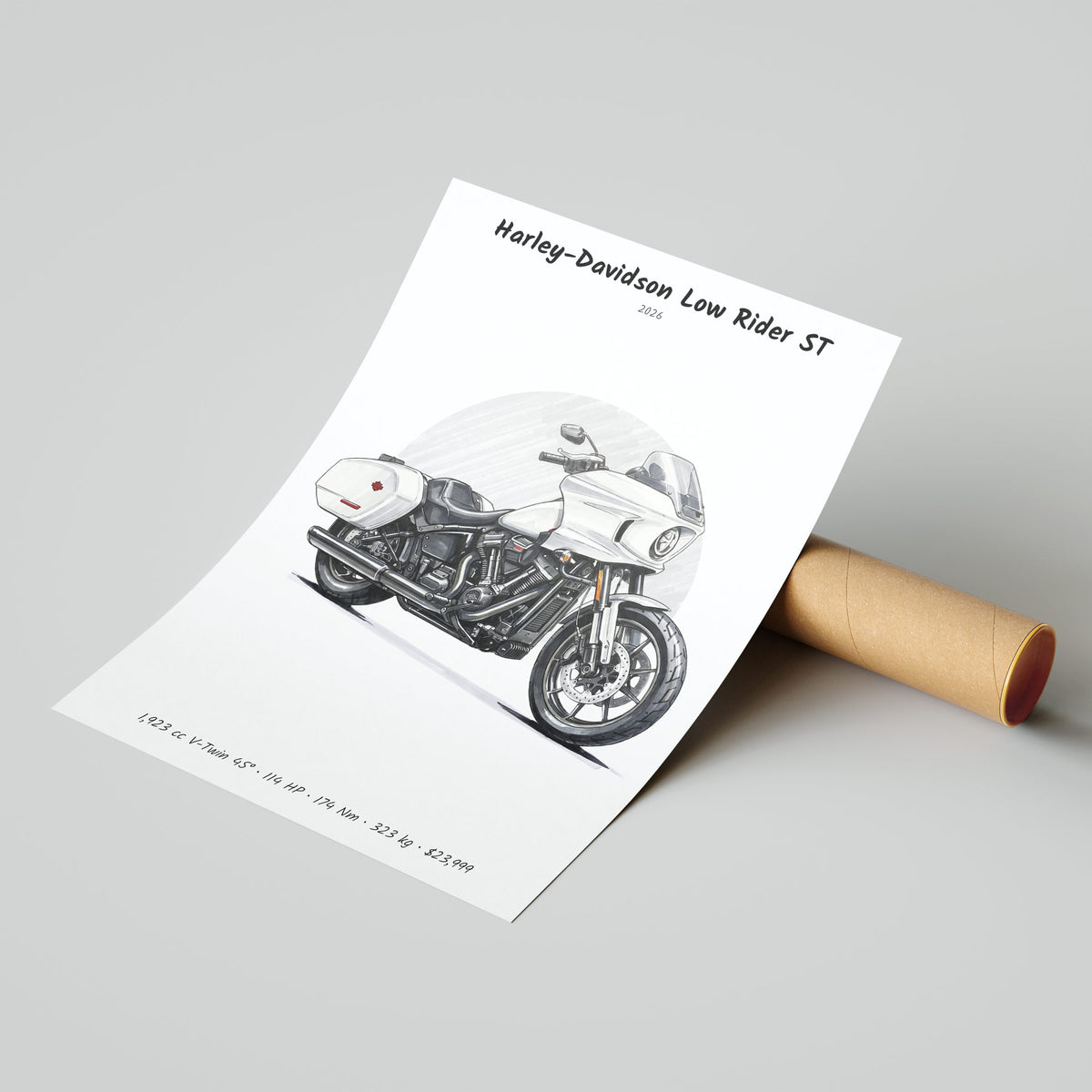 Harley-Davidson Low Rider ST 2026 Poster