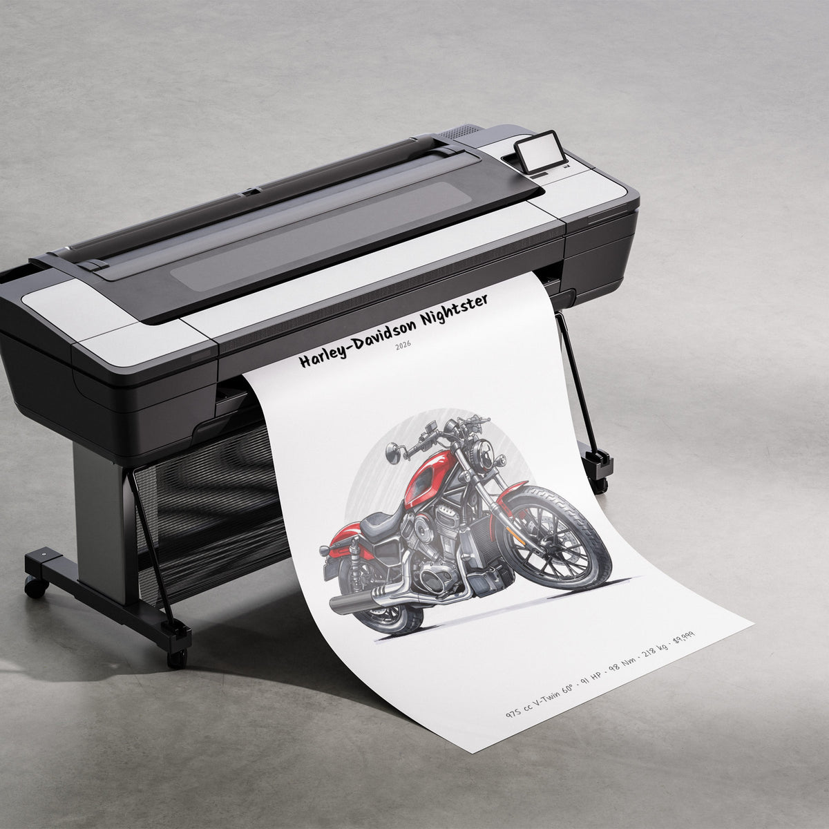 Harley-Davidson Nightster 2026 Print