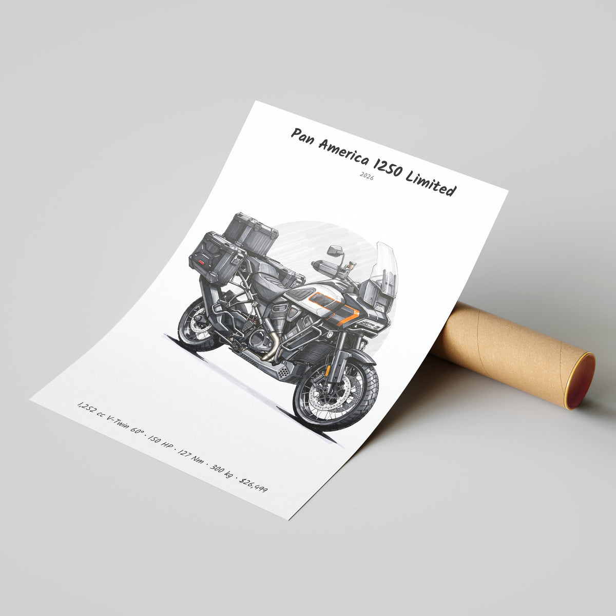 Harley-Davidson Pan America 1250 Limited 2026 Poster