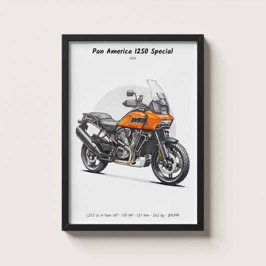 Harley-Davidson Pan America 1250 Special 2026 Wall Art
