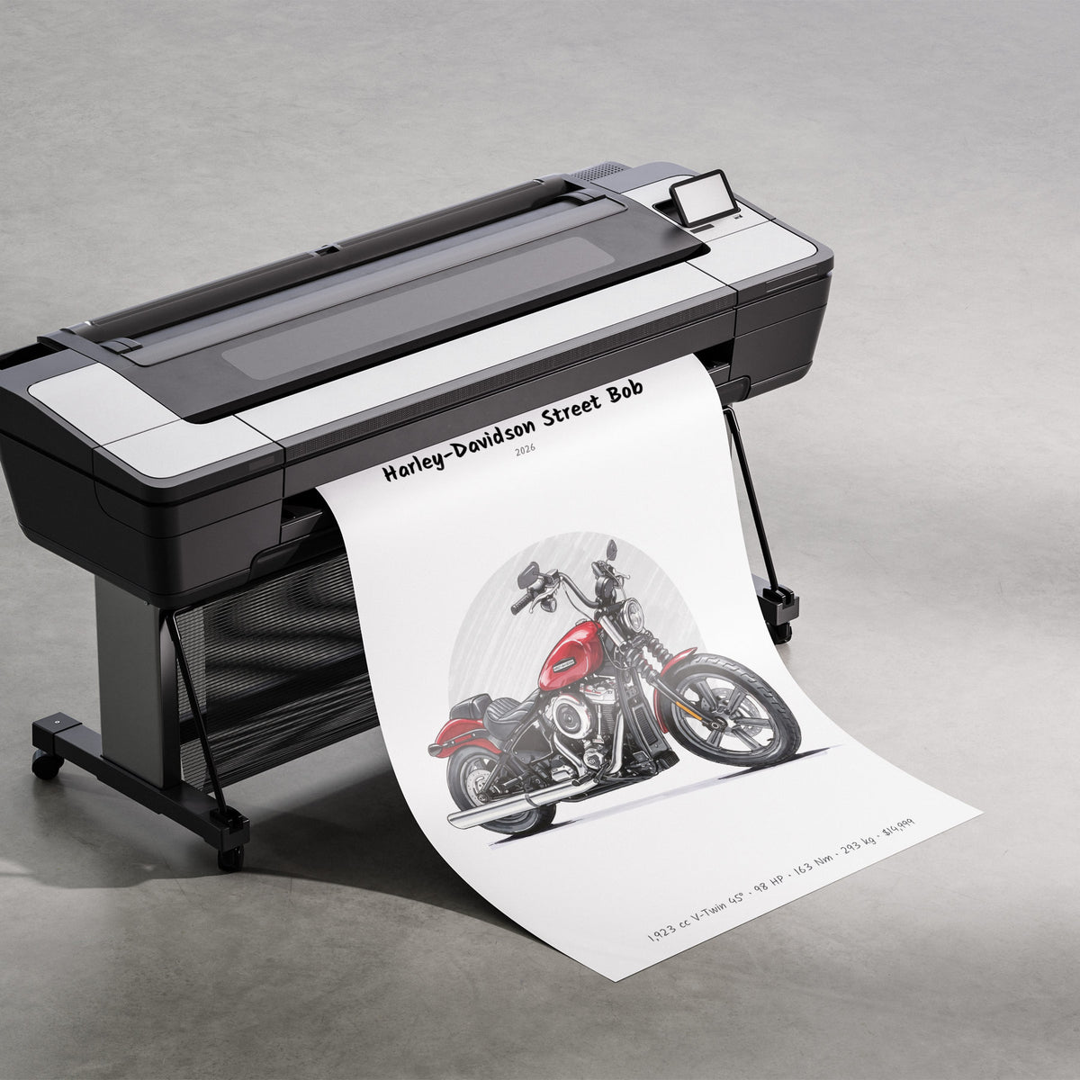 Harley-Davidson Street Bob 2026 Print