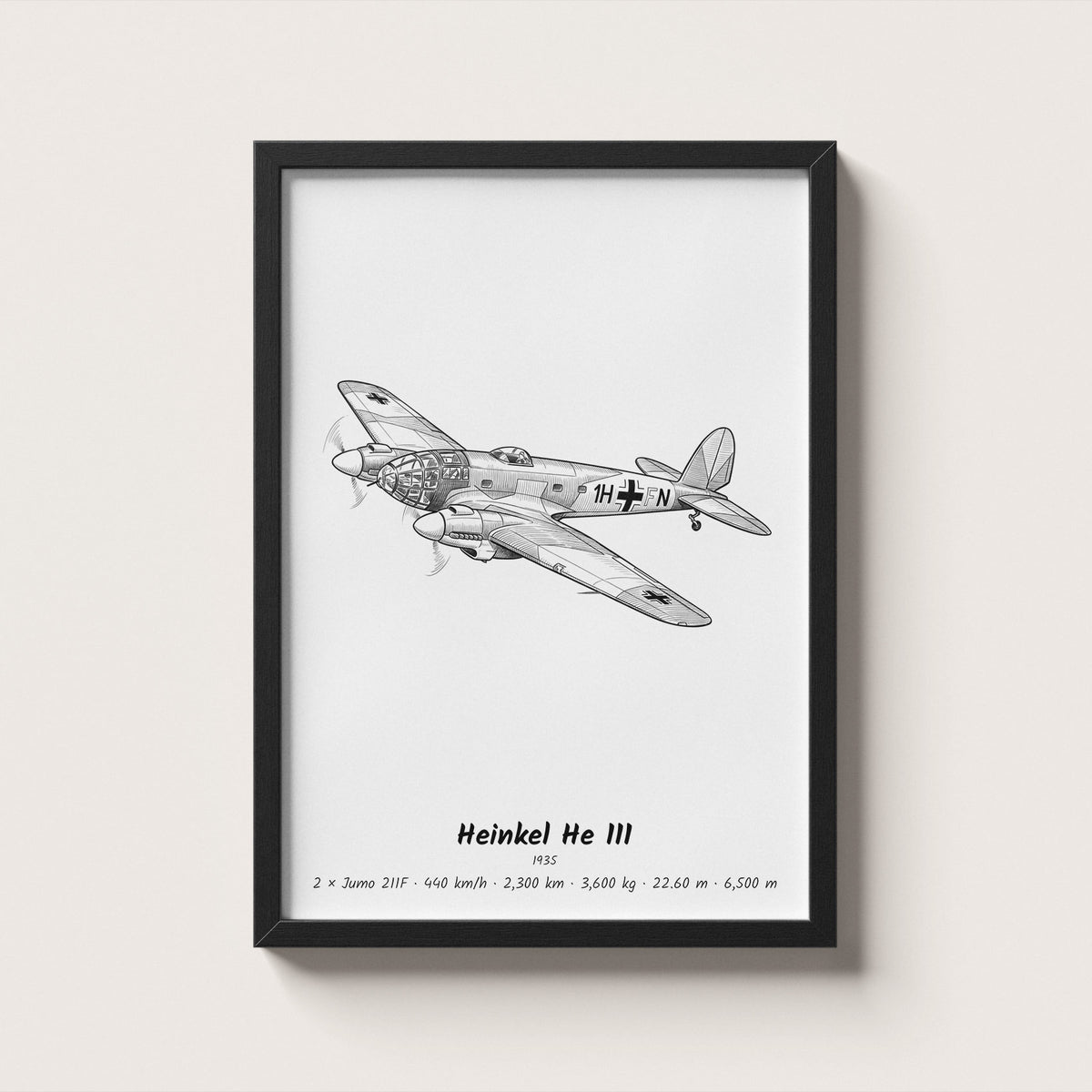 Heinkel He 111 Wall Art