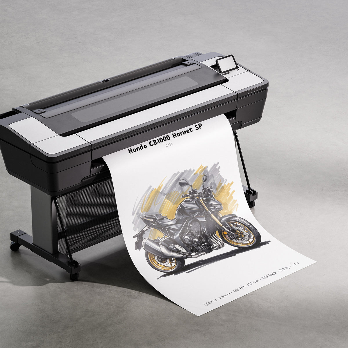Honda CB1000 Hornet SP Print