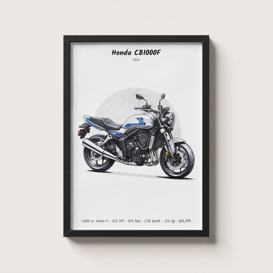 Honda CB1000F 2026 Wall Art