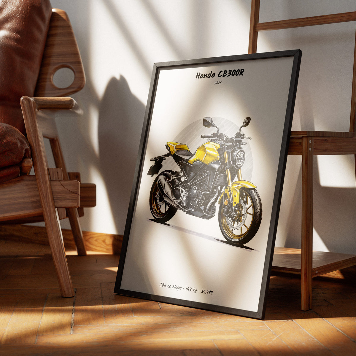 Honda CB300R 2026 Wall Art