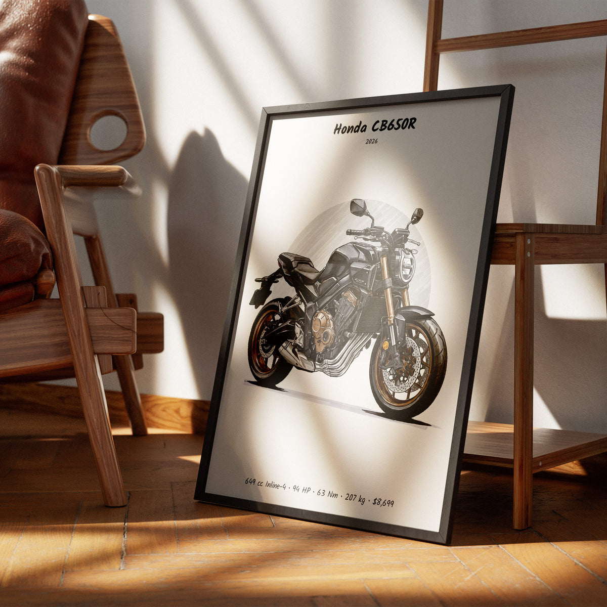 Honda CB650R 2026 Wall Art