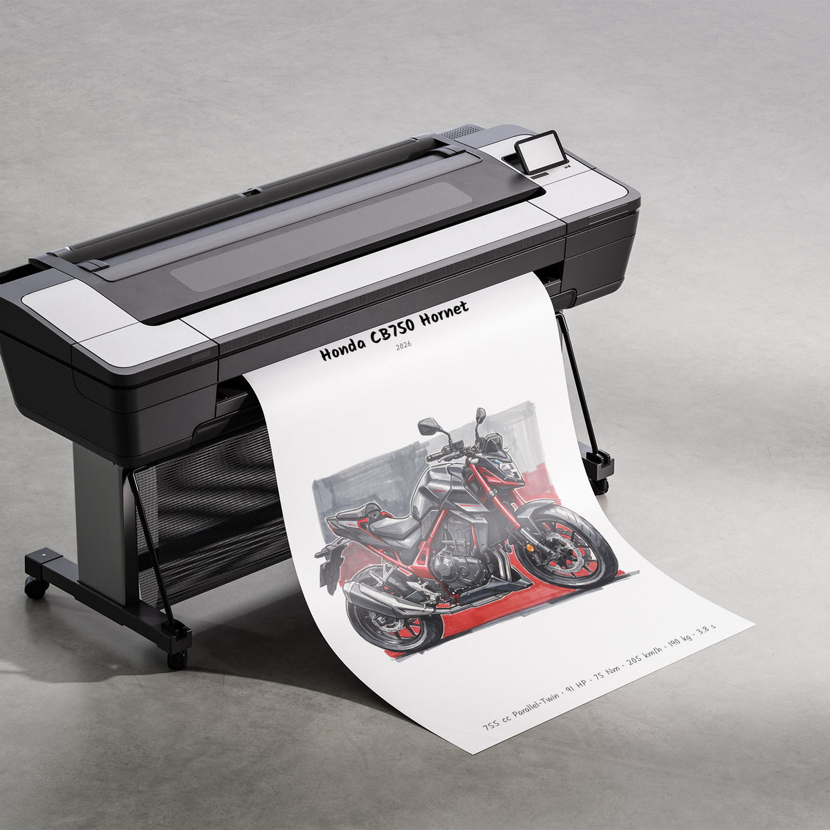 Honda CB750 Hornet Print