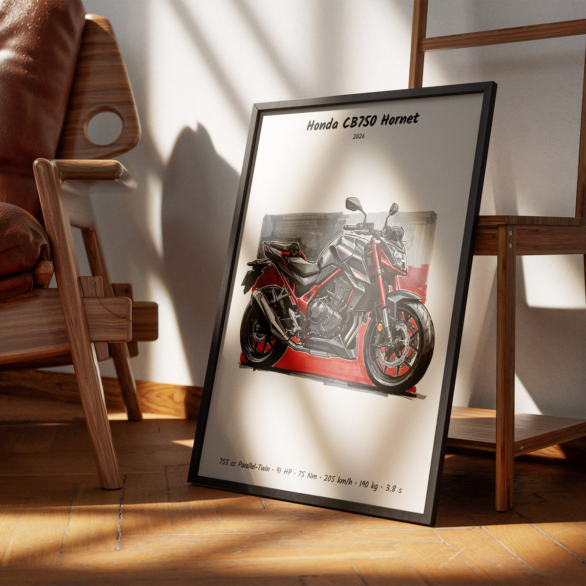 Honda CB750 Hornet Wall Art