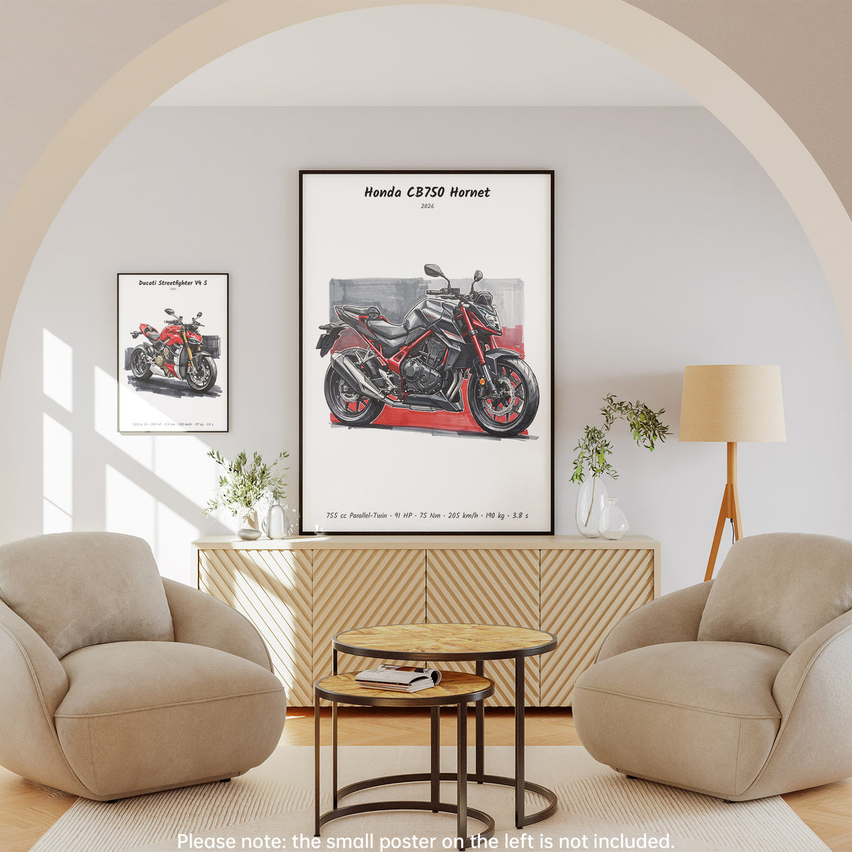 Honda CB750 Hornet Wall Art