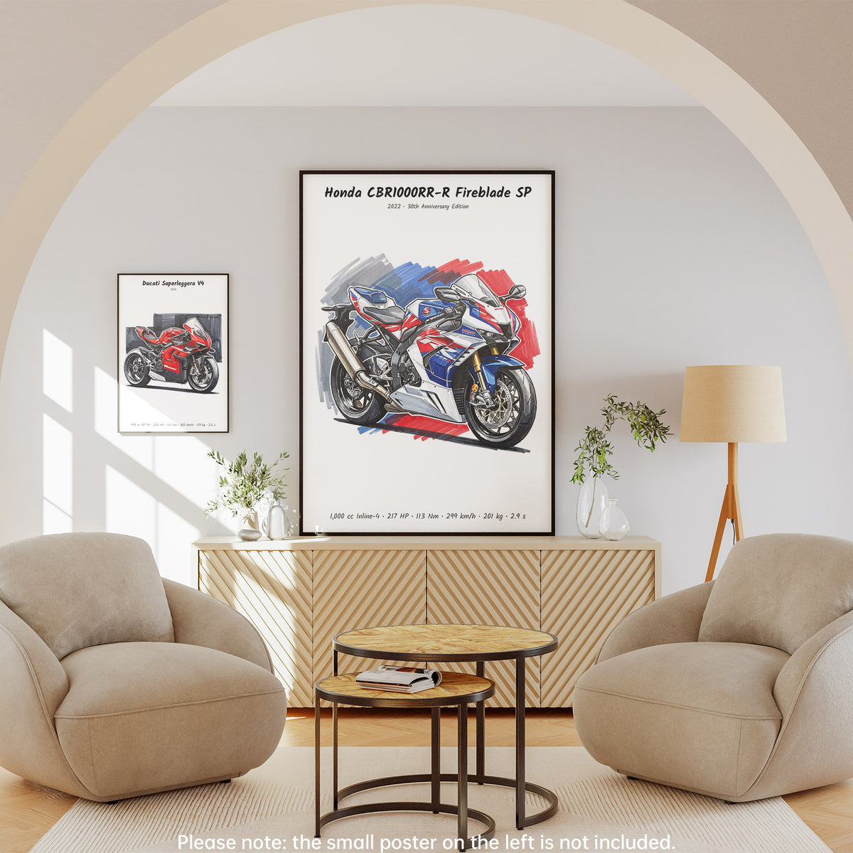 Honda Fireblade SP 30th Anniversary Art Print