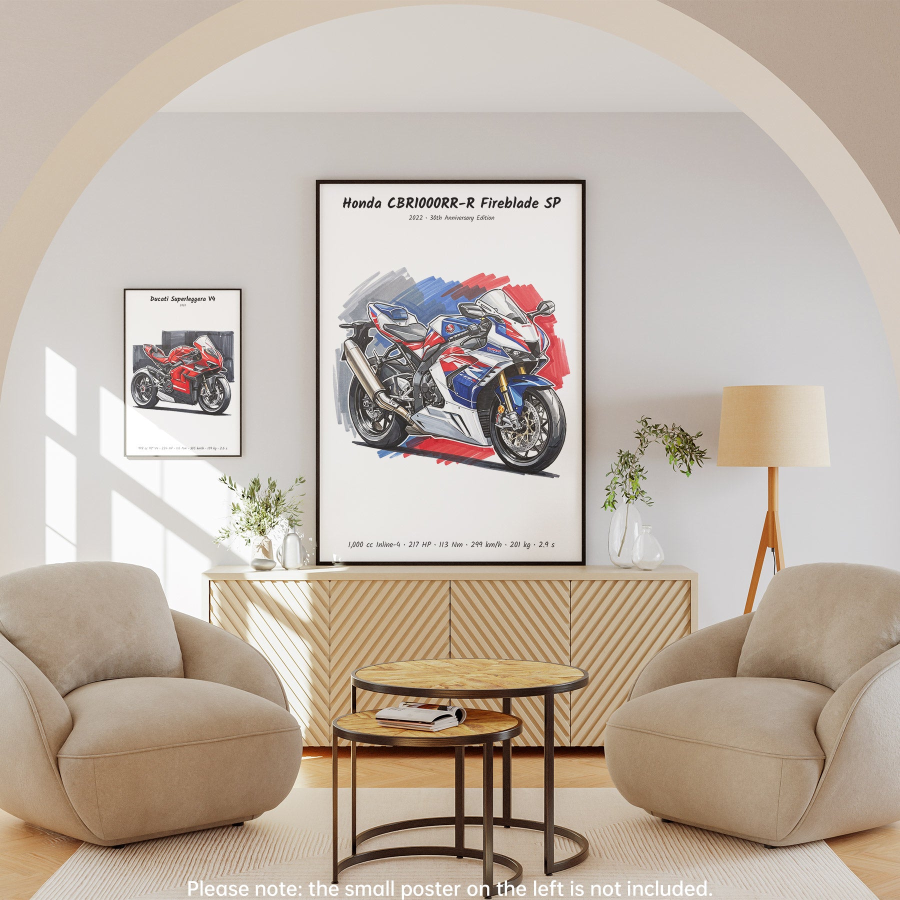 Honda Fireblade SP 30th Anniversary Art Print