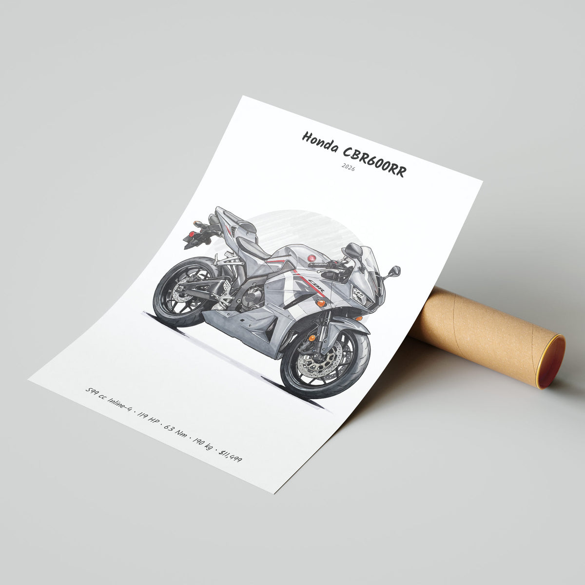 Honda CBR600RR 2026 Poster