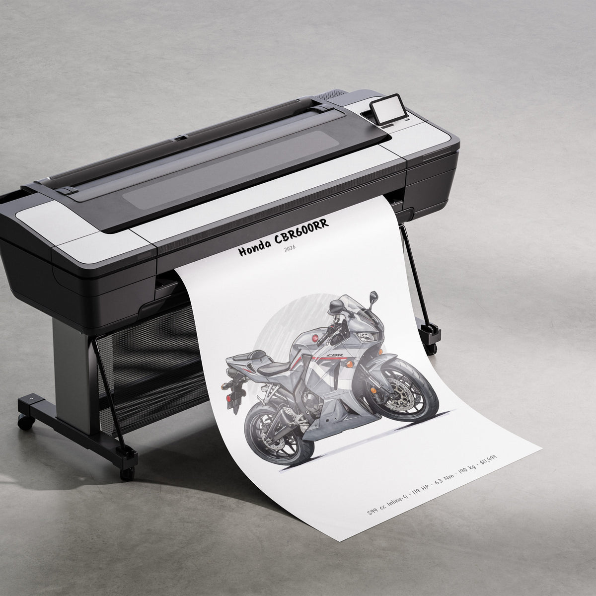 Honda CBR600RR 2026 Print