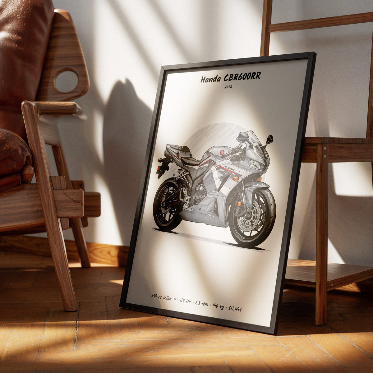Honda CBR600RR 2026 Wall Art