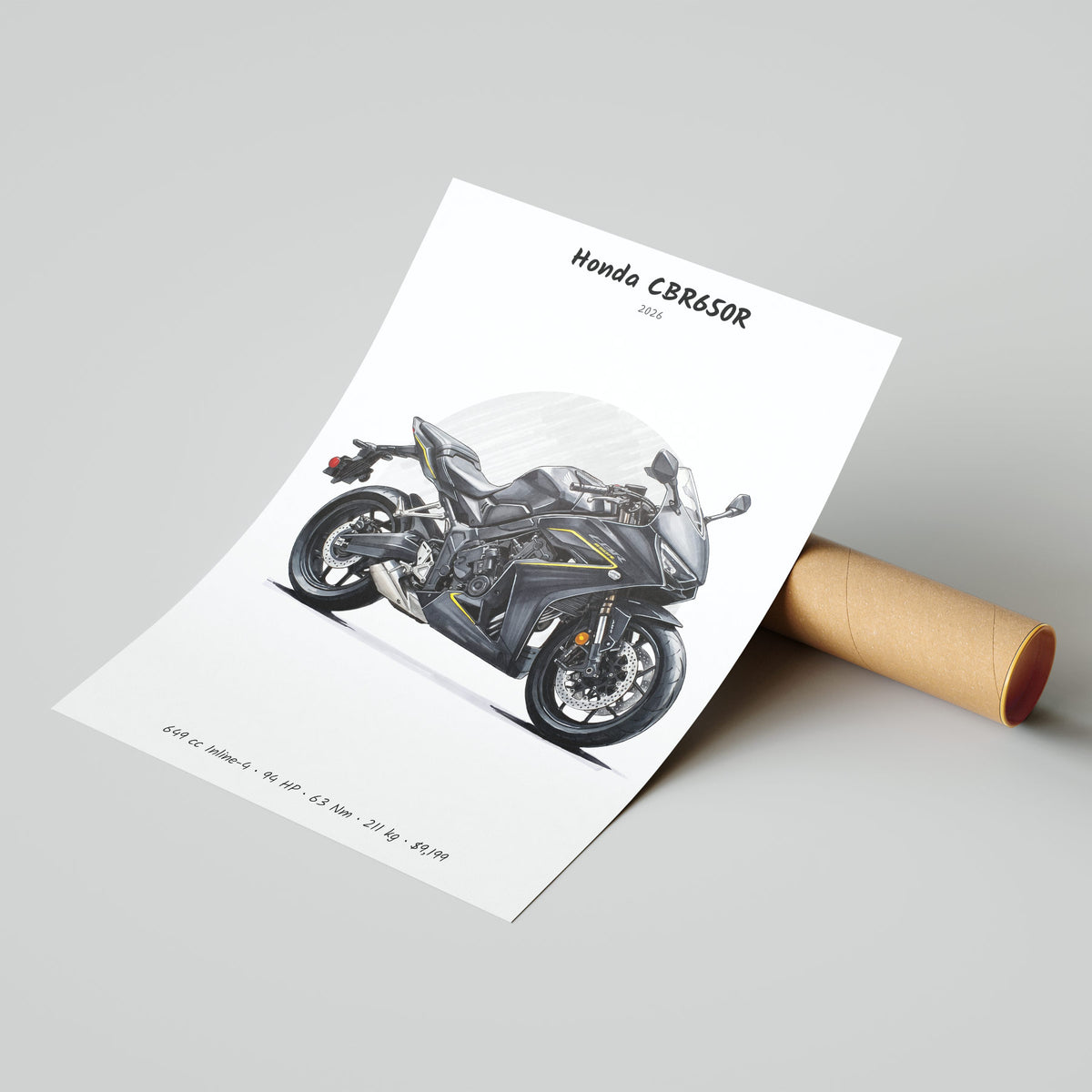 Honda CBR650R 2026 Poster