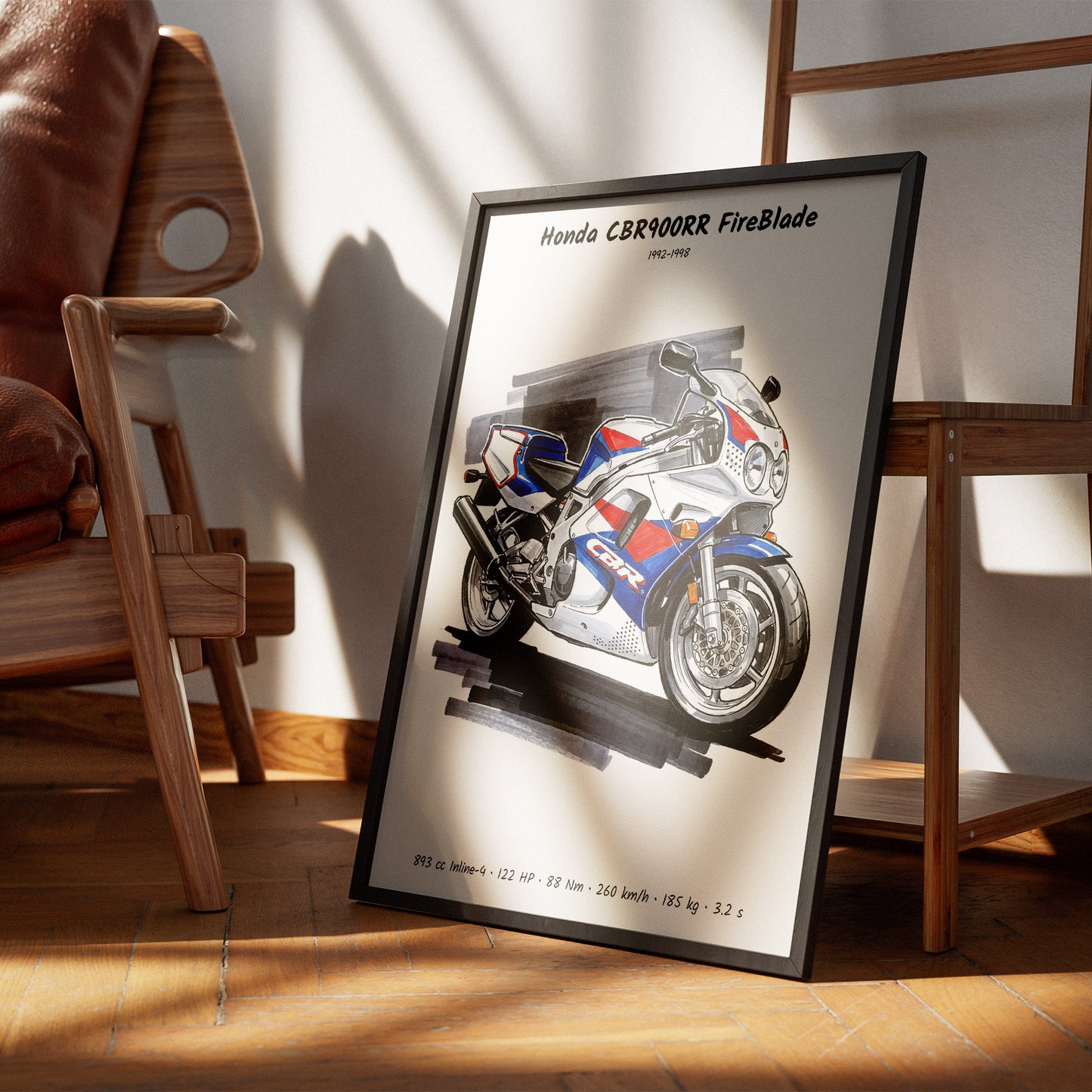 Honda CBR900RR FireBlade Wall Art