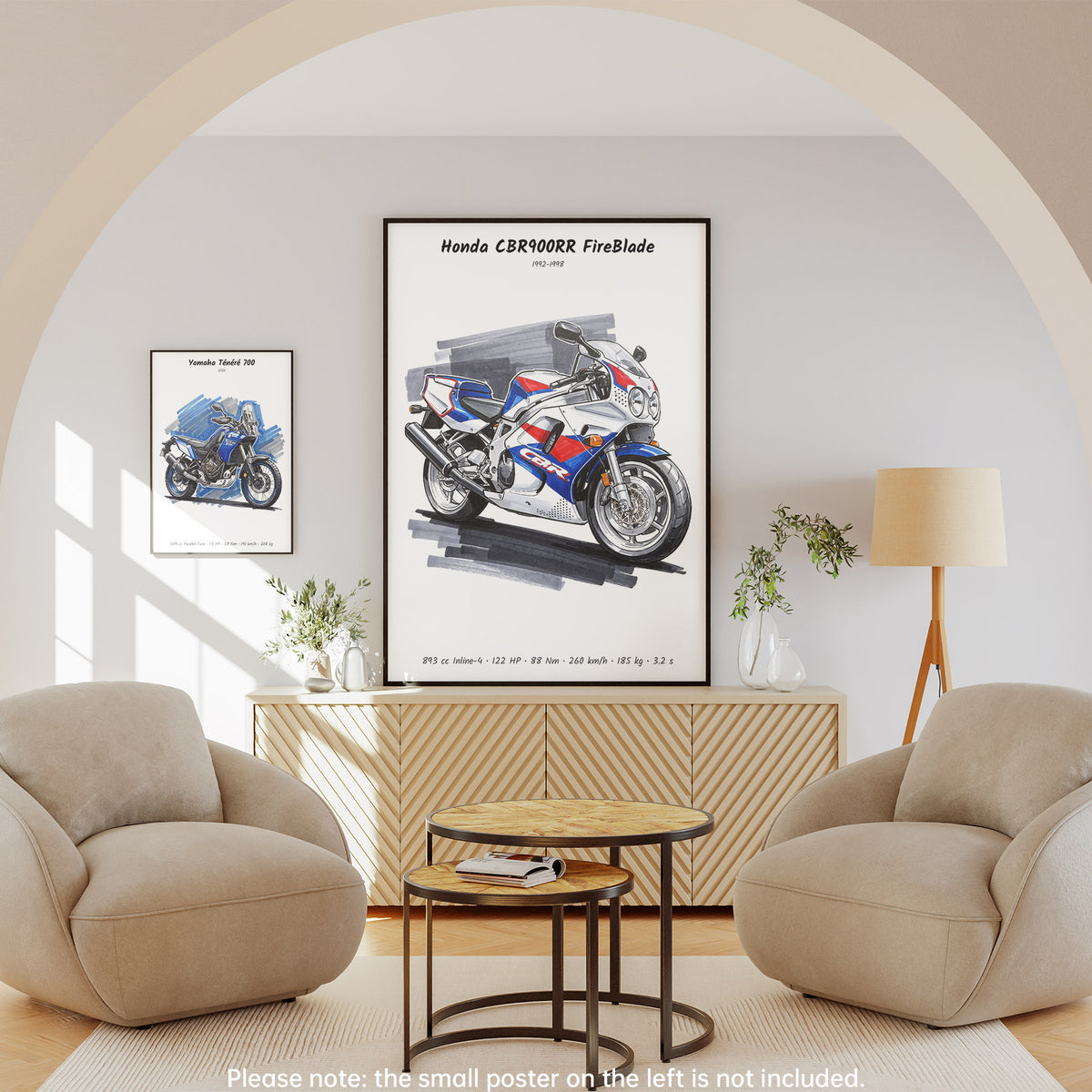 Honda CBR900RR FireBlade Art Print