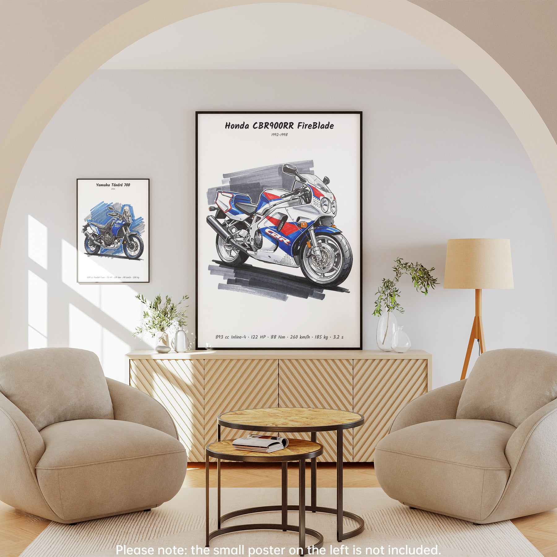 Honda CBR900RR FireBlade Art Print