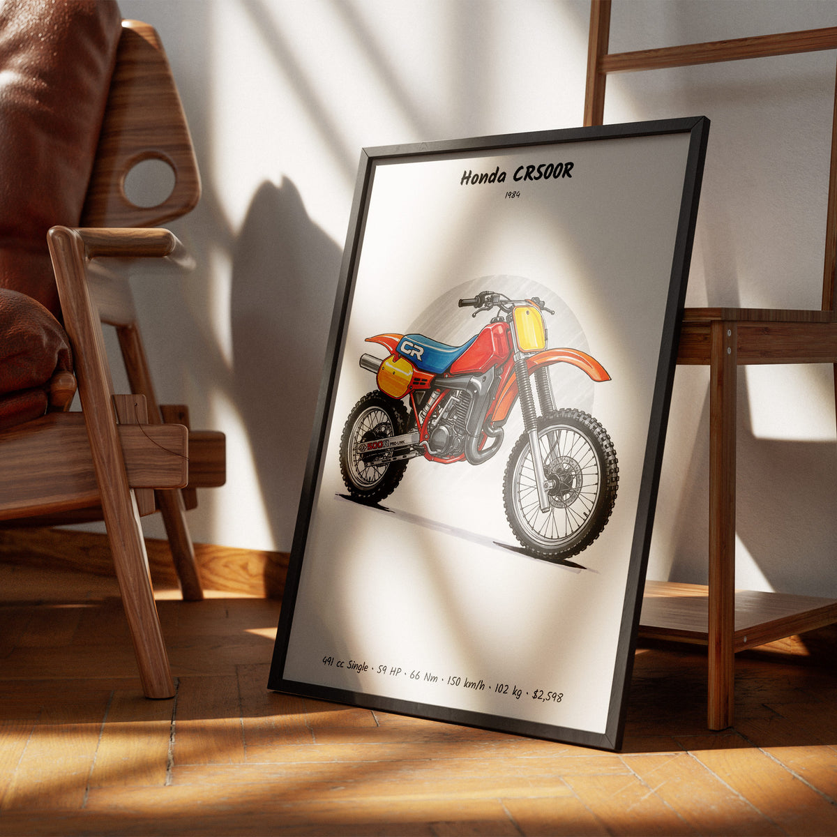 Honda CR500R 1984 Wall Art