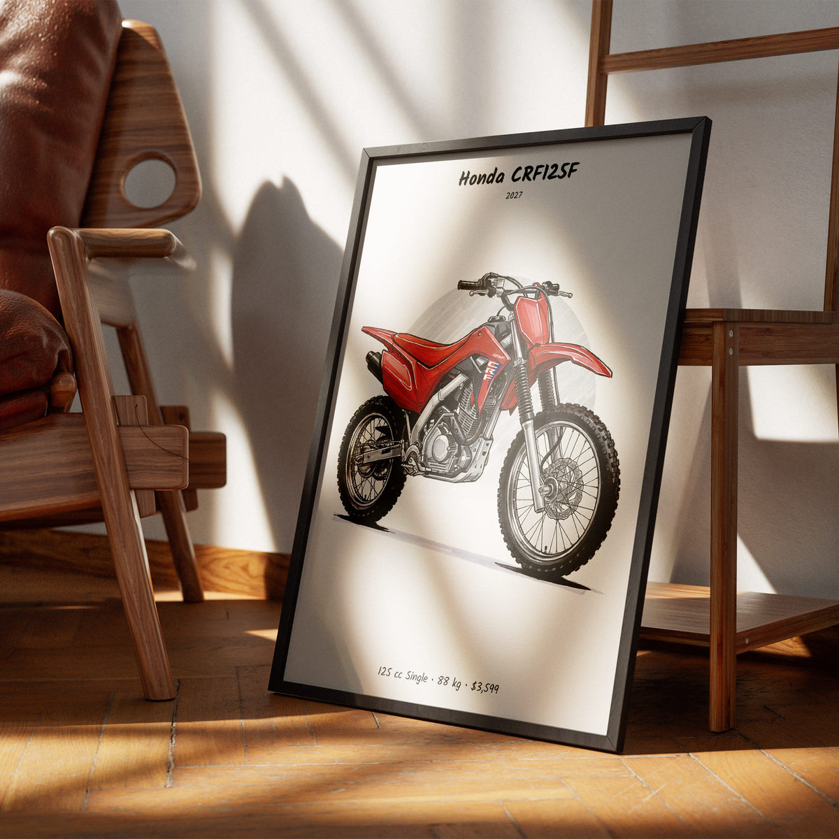 Honda CRF125F 2027 Wall Art