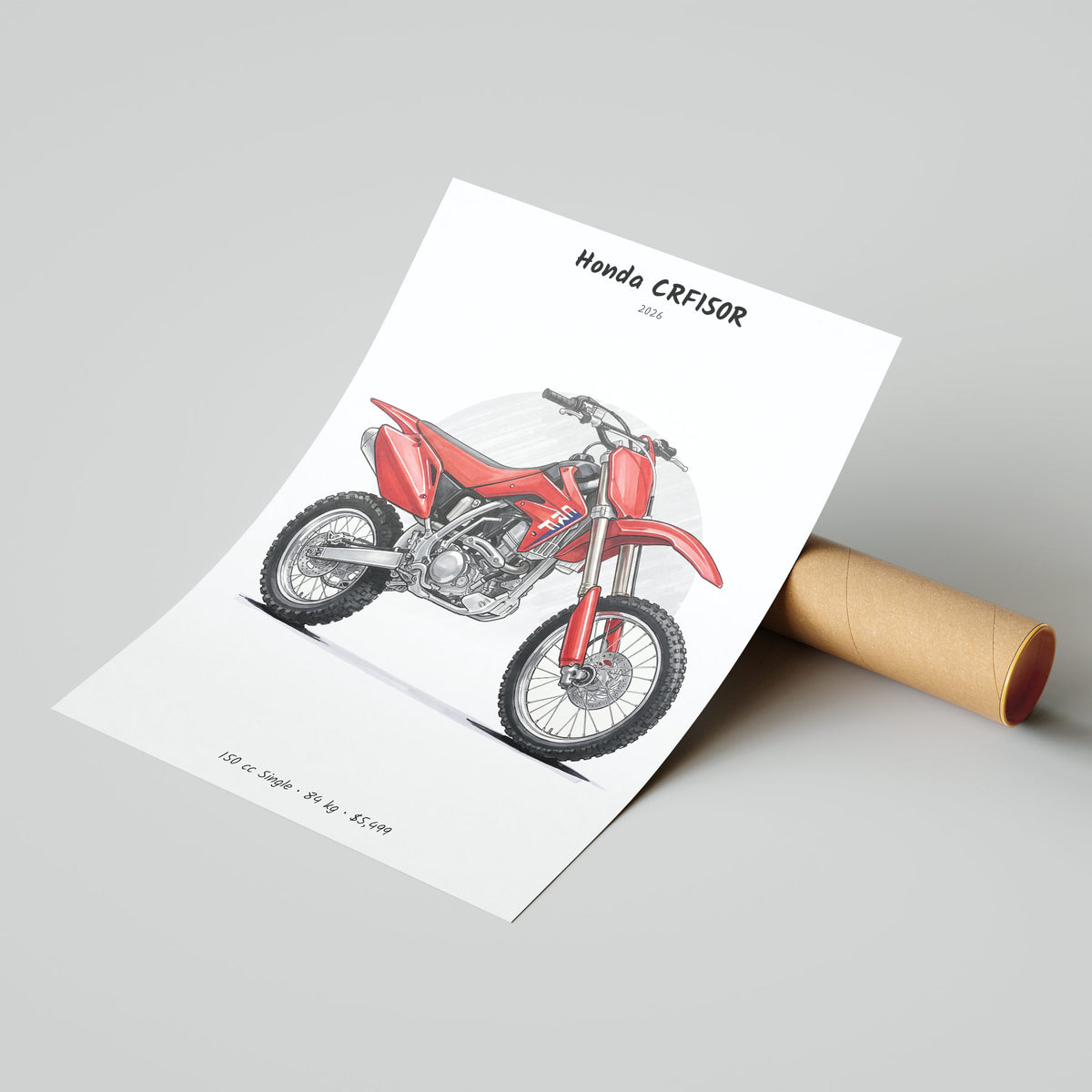 Honda CRF150R 2026 Poster
