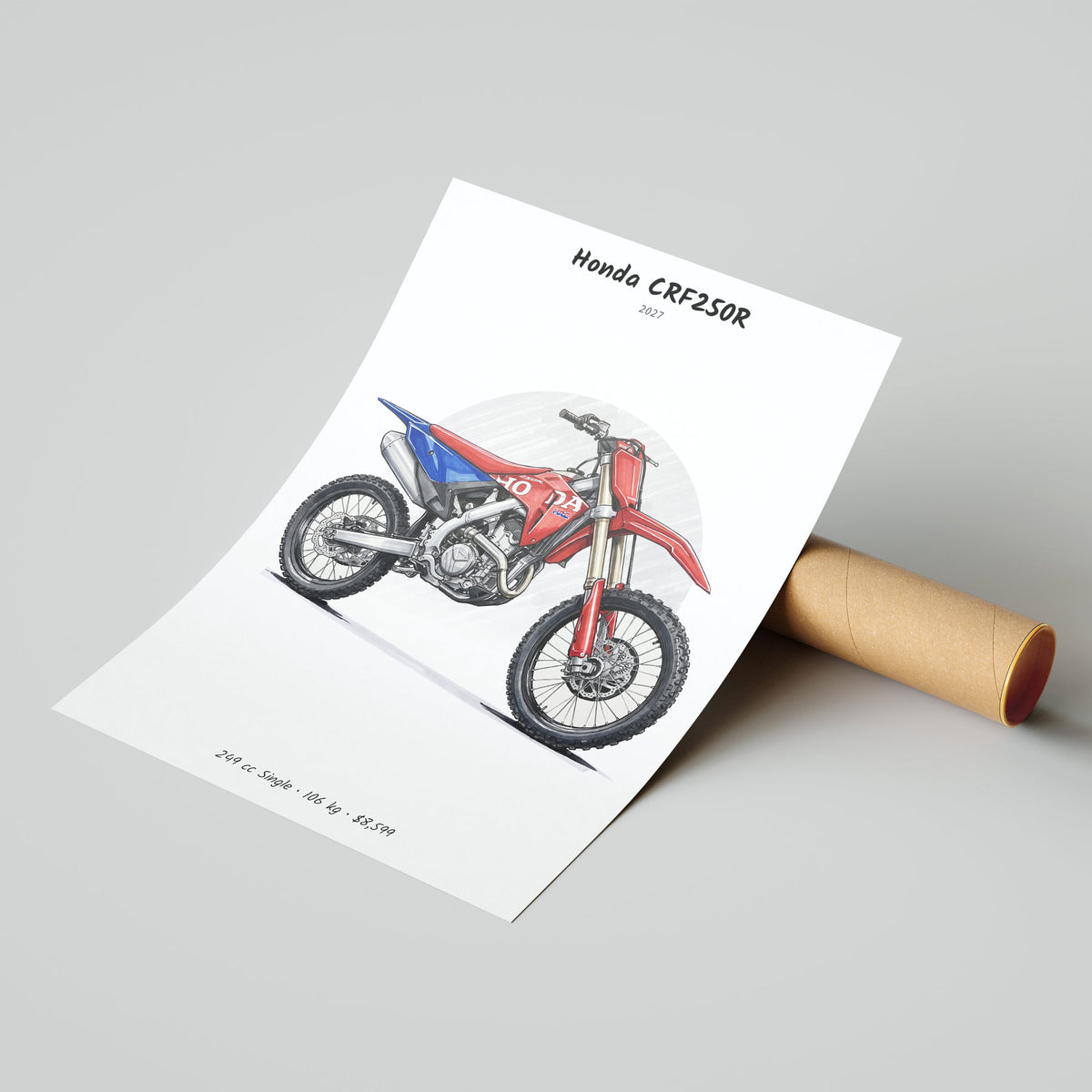 Honda CRF250R 2027 Poster