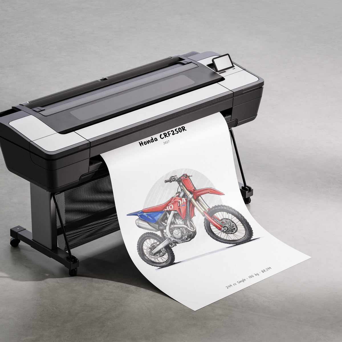 Honda CRF250R 2027 Print