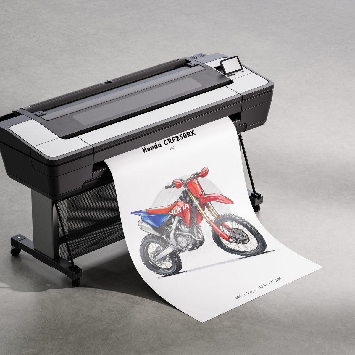 Honda CRF250RX 2027 Print