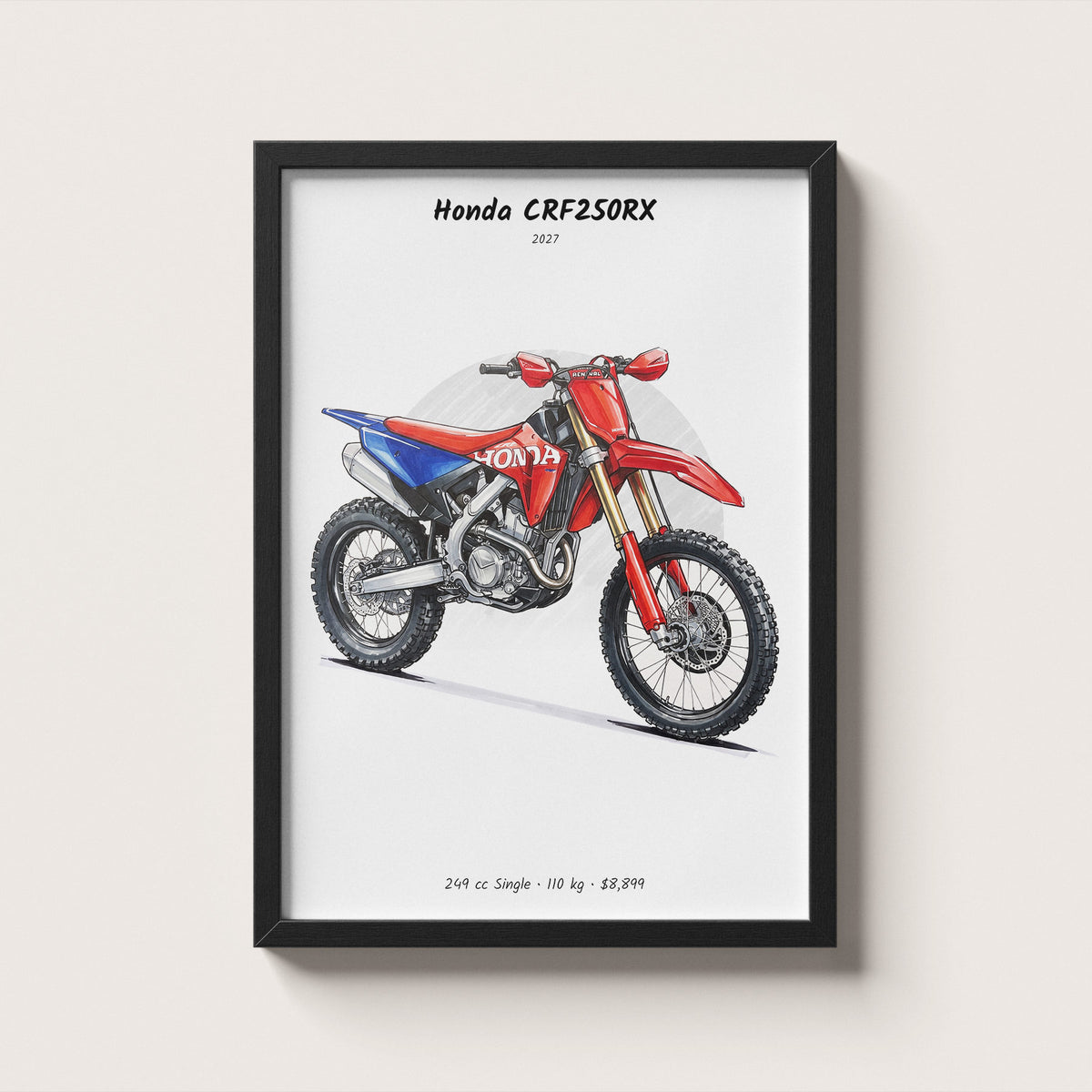 Honda CRF250RX 2027 Wall Art