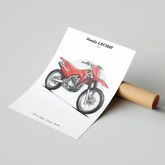 Honda CRF300F 2027 Poster