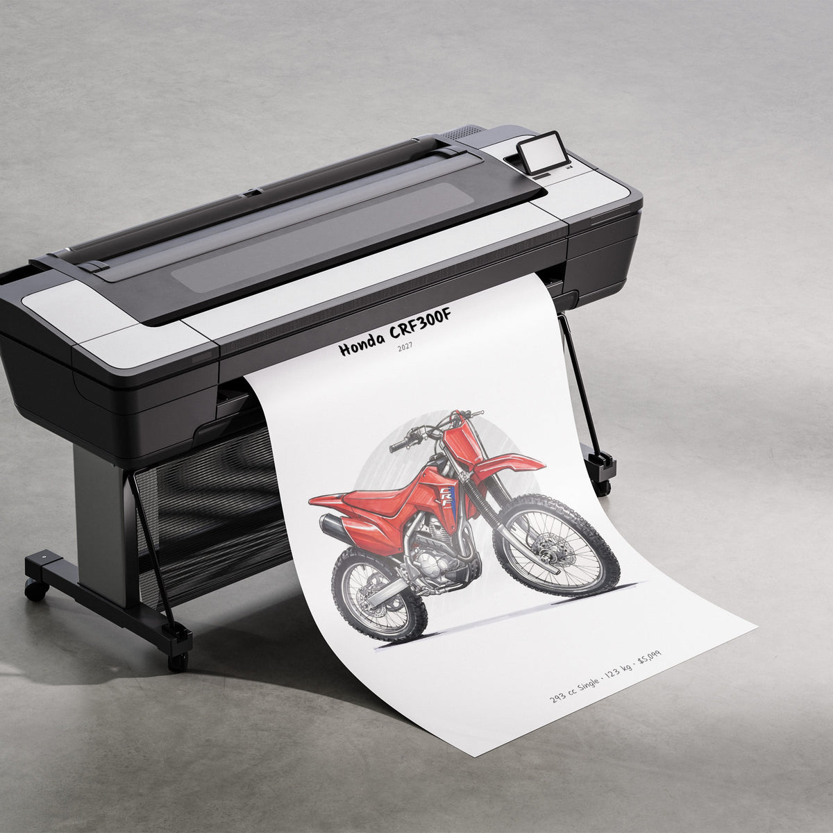 Honda CRF300F 2027 Print