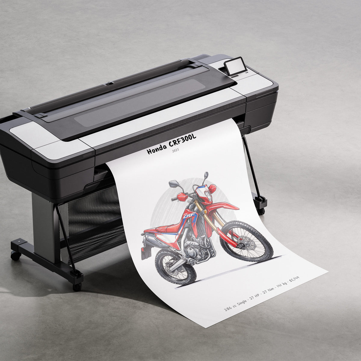 Honda CRF300L 2025 Print