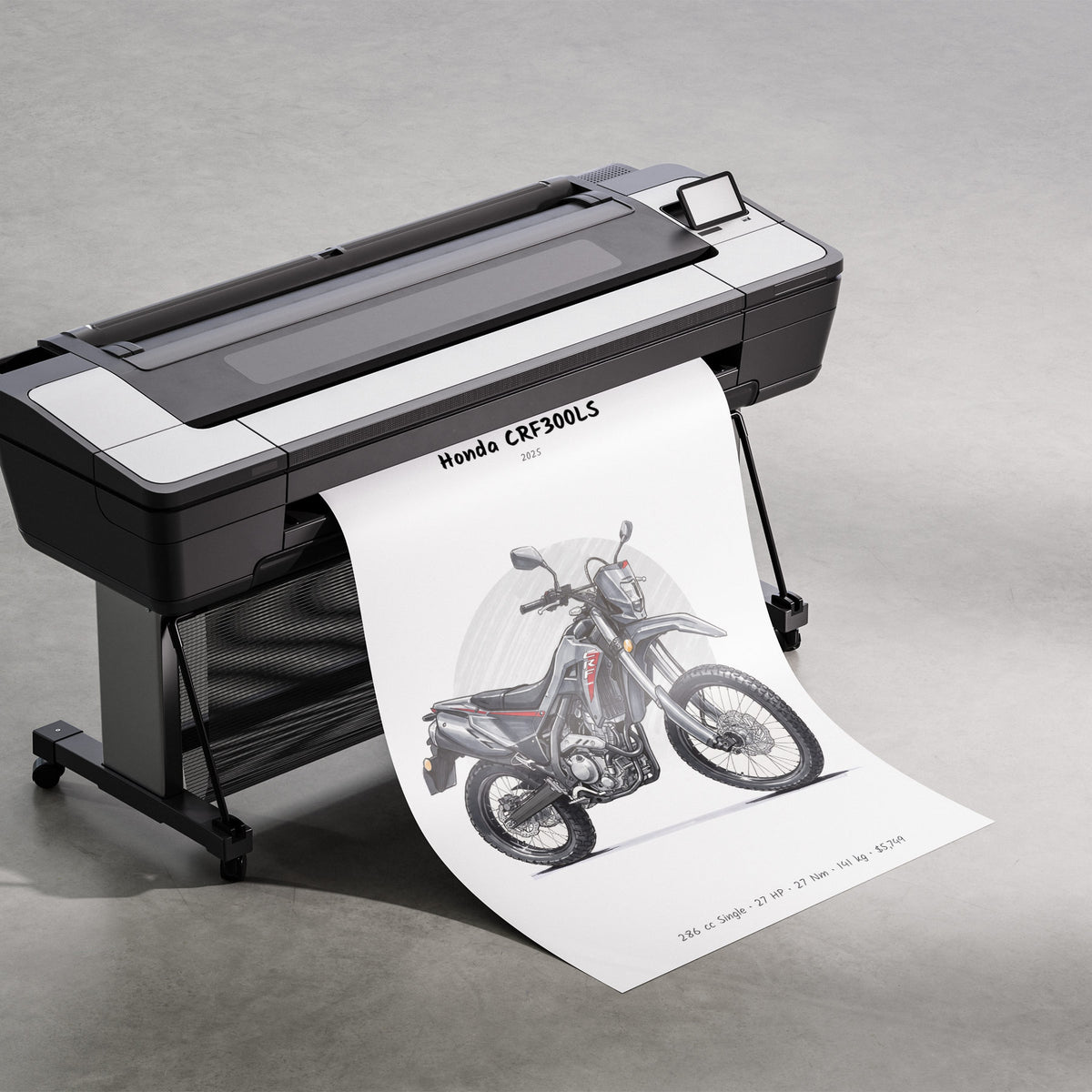 Honda CRF300LS 2025 Print