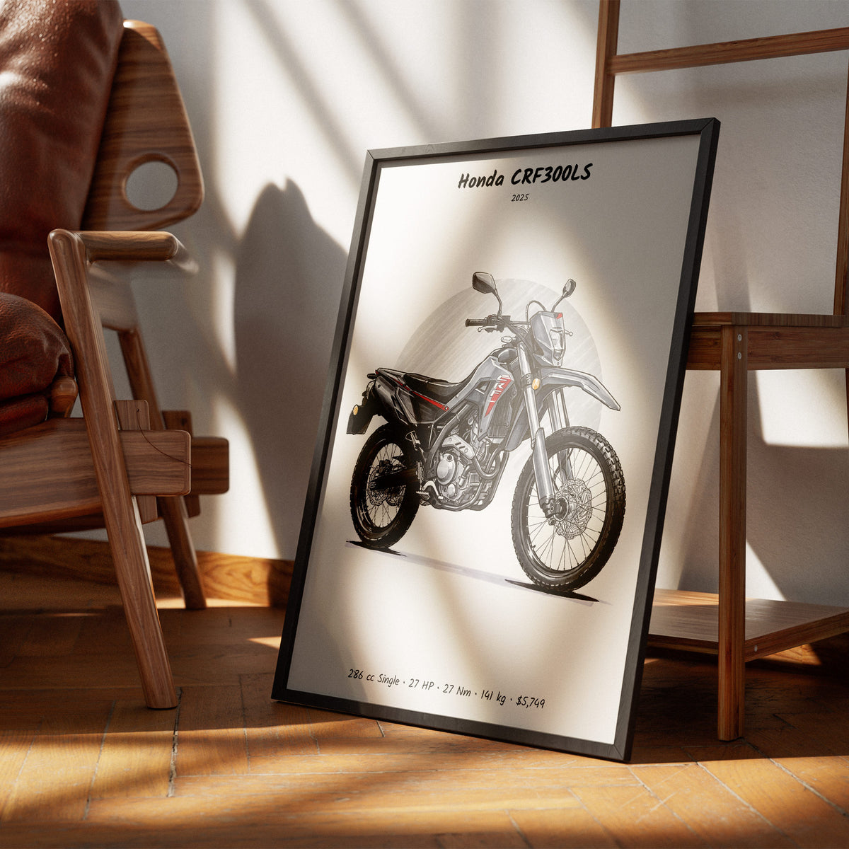 Honda CRF300LS 2025 Wall Art