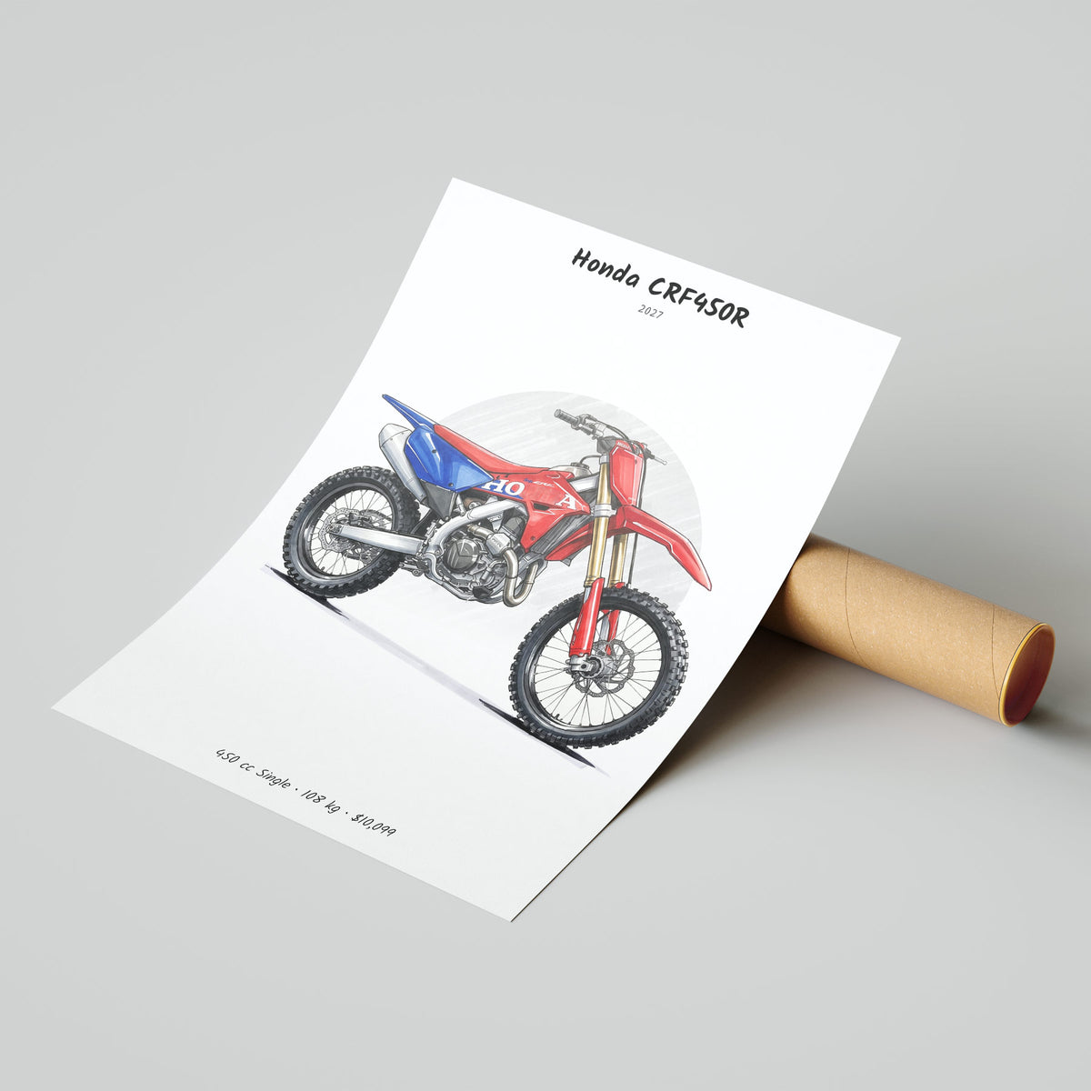 Honda CRF450R 2027 Poster