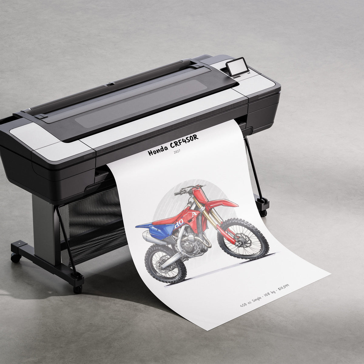 Honda CRF450R 2027 Print