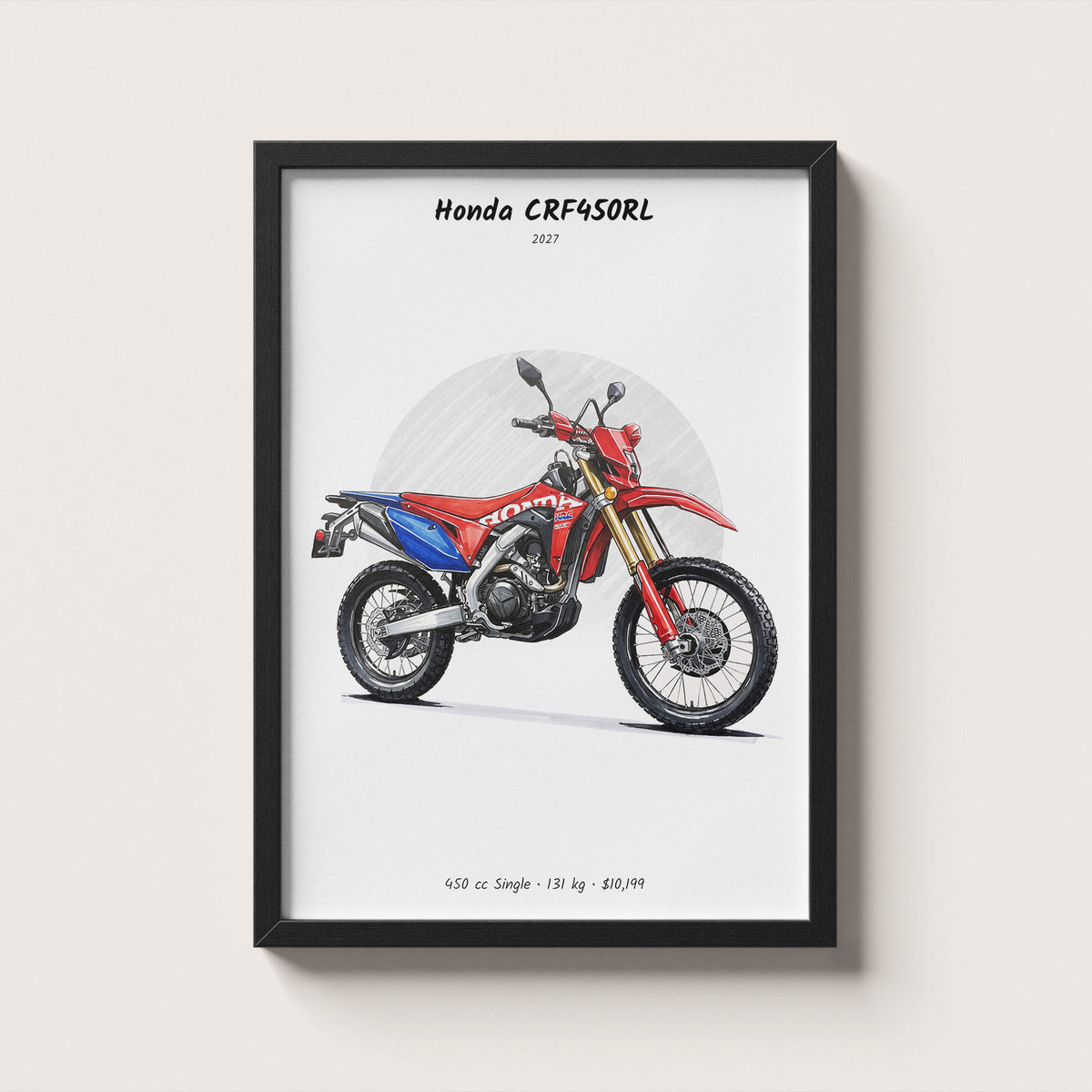 Honda CRF450RL 2027 Wall Art