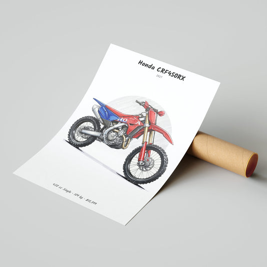 Honda CRF450RX 2027 Poster